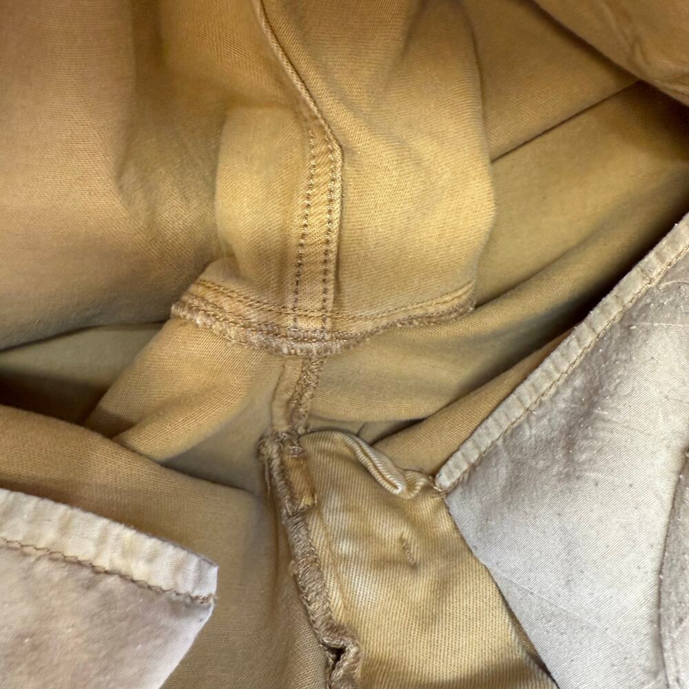 Vervet Blue Women's Jeans 30 (10) Sun Beige Factory Distressed Raw Hem Preppy - Picture 7 of 12